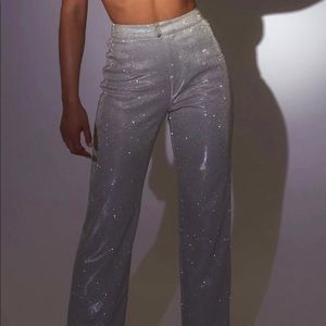 SLA the label sz XL 12 new gold pants only